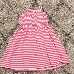 Carter’s Pink and White Striped Dress